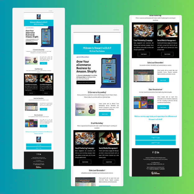 Effective Email Campaign Services, HTML Email Design, Newsletter Design
